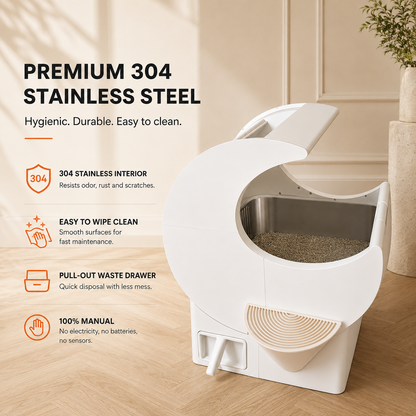 PurrOrbit™ QuickSift Litter Box
