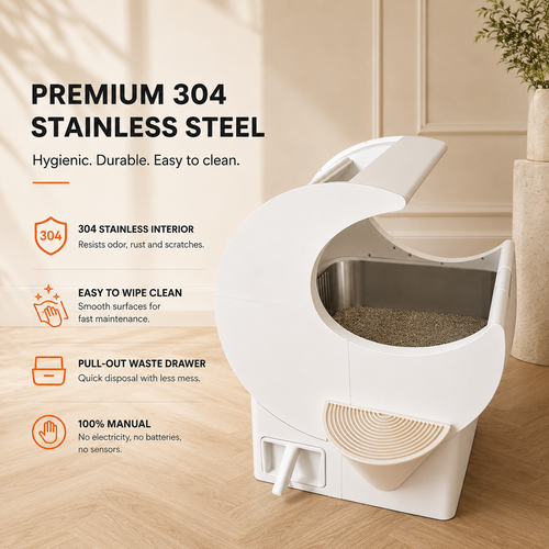 PurrOrbit™ QuickSift Litter Box