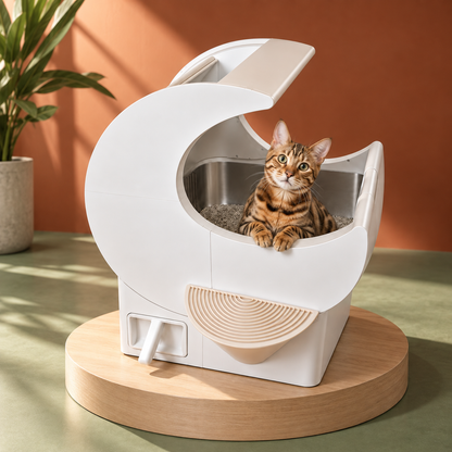 PurrOrbit™ QuickSift Litter Box