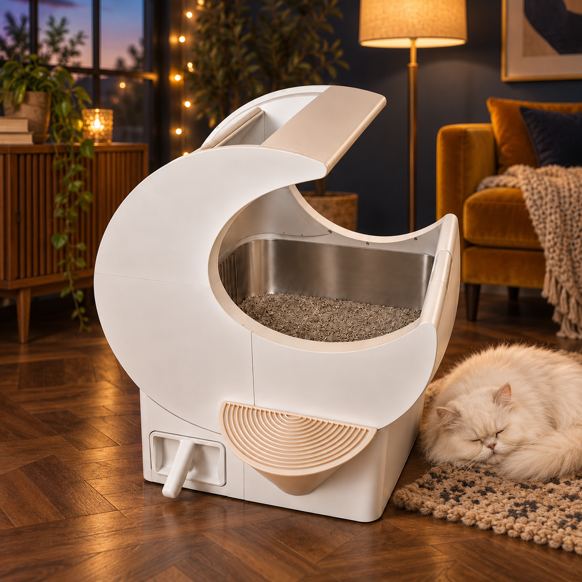 PurrOrbit™ QuickSift Litter Box